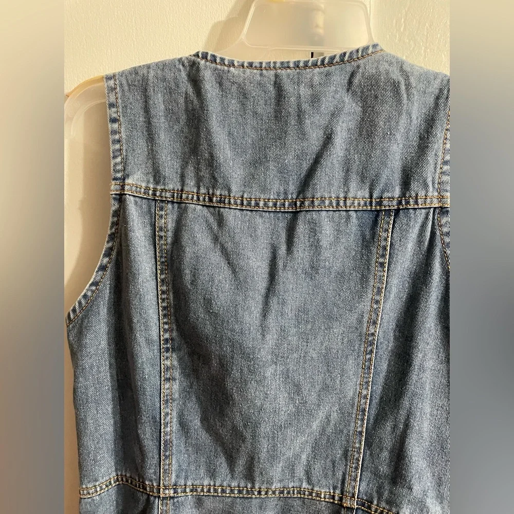Denim Button-Down Dress - Picture 5 of 5
